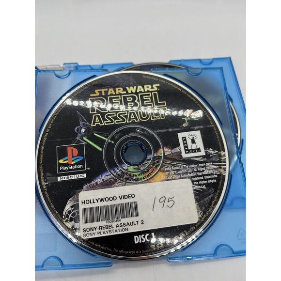 Sony PlayStation 1 PS1 Star Wars Rebel Assault II 2 Manual Tested Working Nice - Picture 6 of 10